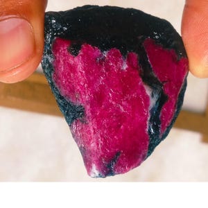 Ejemplar de rubí en bruto de 342 quilates - Piedra de rubí rojo natural sin tallar, regalo para coleccionistas de cristales curativos y piedras preciosas, gran roca para meditación de chakras