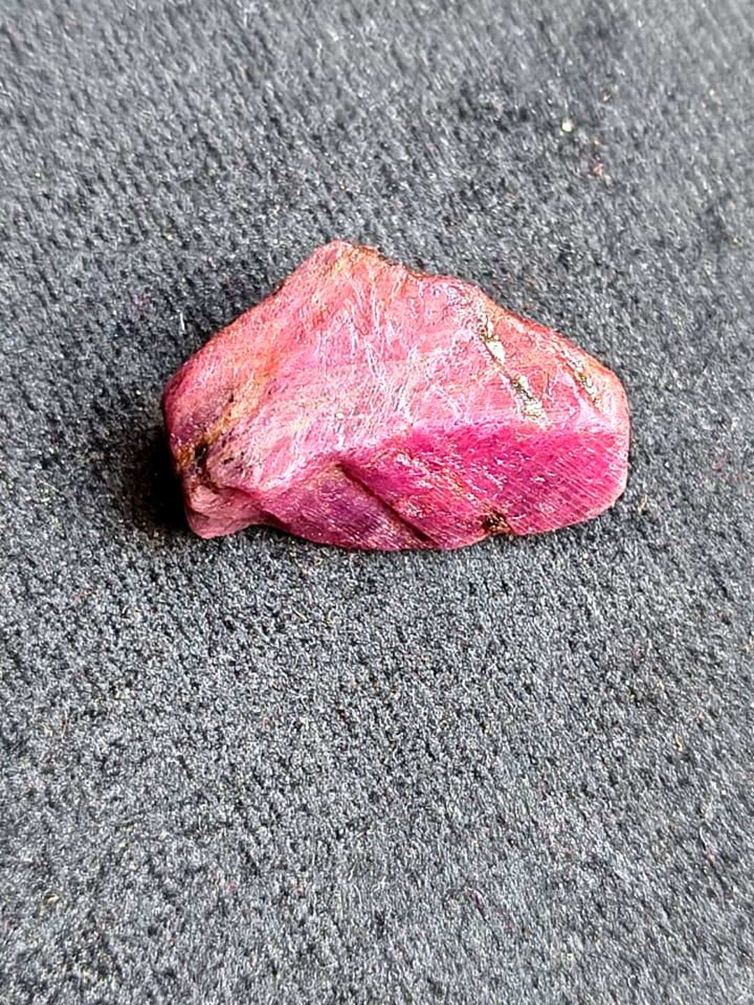 Raw Ruby Crystal Specimen: 34 Carat Untreated Ruby Birthstone - Etsy