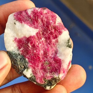 Natural Raw Afghan Ruby Specimen 523 Ct - Uncut Red Rough Crystal, Large Healing Stone & Gemstone Collector Gift, Wire Wrap Jewelry Supply