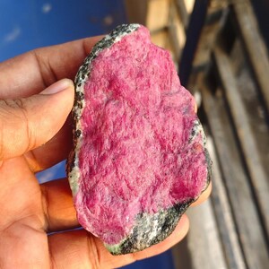 Natural Raw Afghan Ruby Specimen 1250 Ct - Uncut Red Rough Crystal, Large Healing Stone & Gemstone Collector Gift, Wire Wrap Jewelry Supply