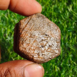 345 Carat Ruby Record Keeper Crystal: Raw Corundum Hexagon for Jewelry