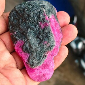 Raw Ruby Specimen 960 Ct-Natural Untreated Red Rough Stone Tanzania, Gemstone Collector Crystal, Large Chakra Meditation Rock, Gift for Him