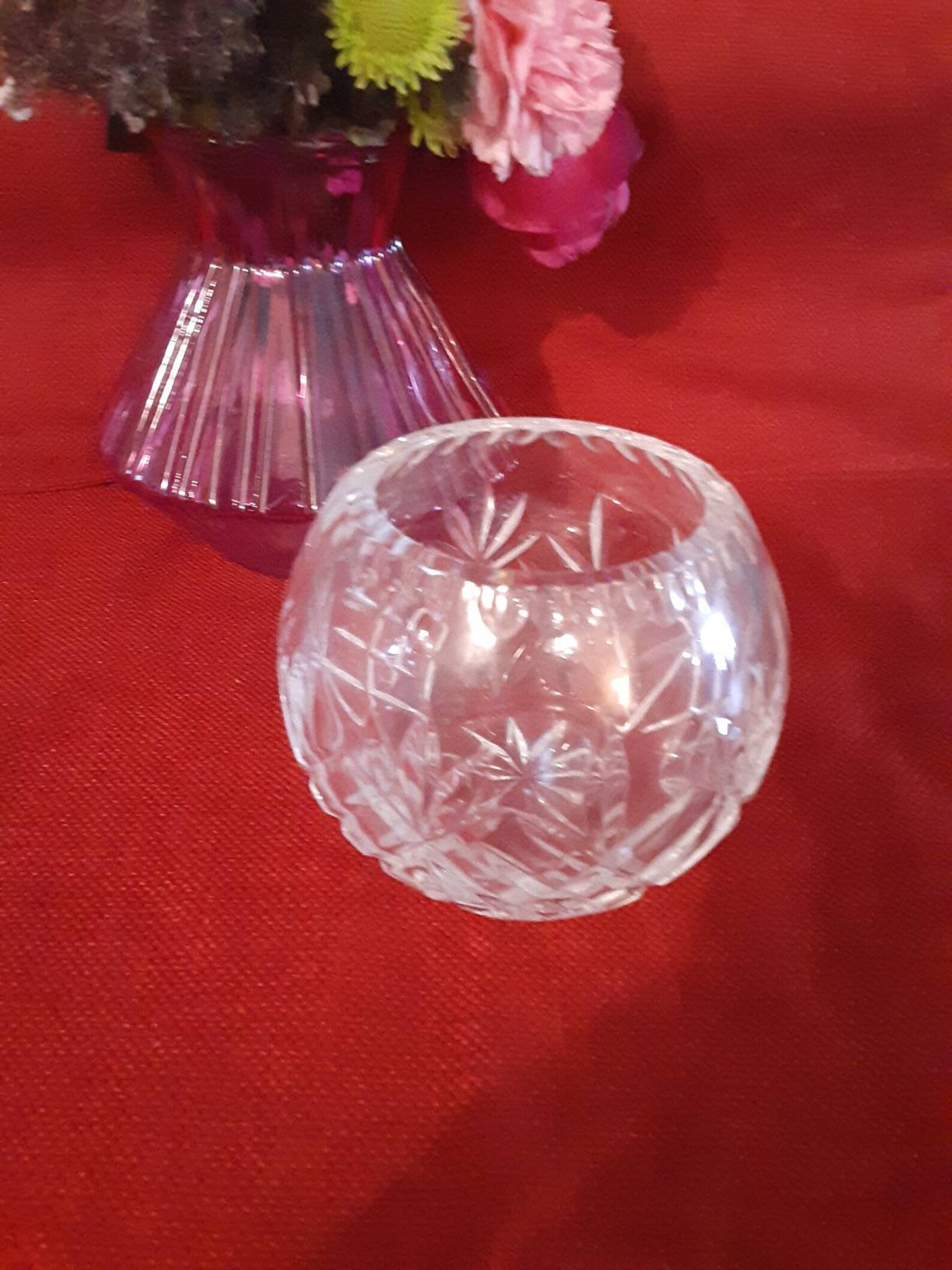 Slovsklo 24 pbo Lead Crystal Vase Made in Slovakia Etsy