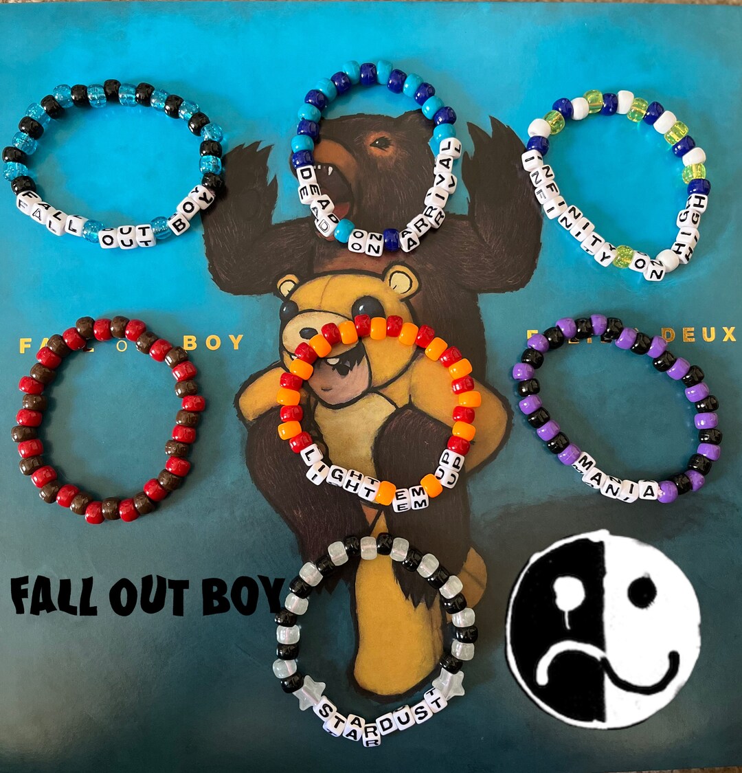 Fall Out Boy Themed Kandi Etsy