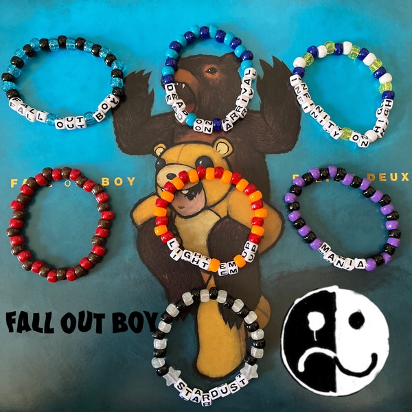 Fall Out Boy themed kandi