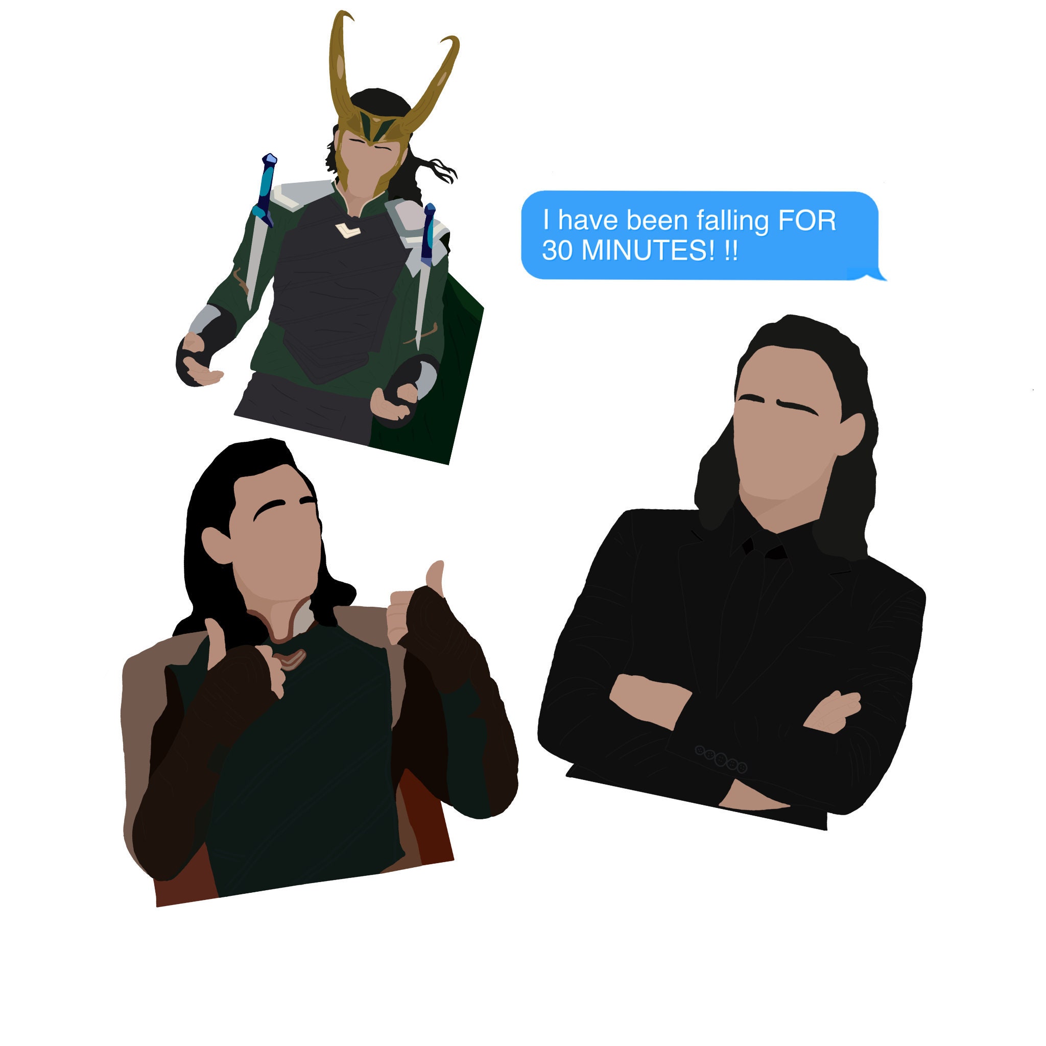 Loki Sticker Pack | Etsy