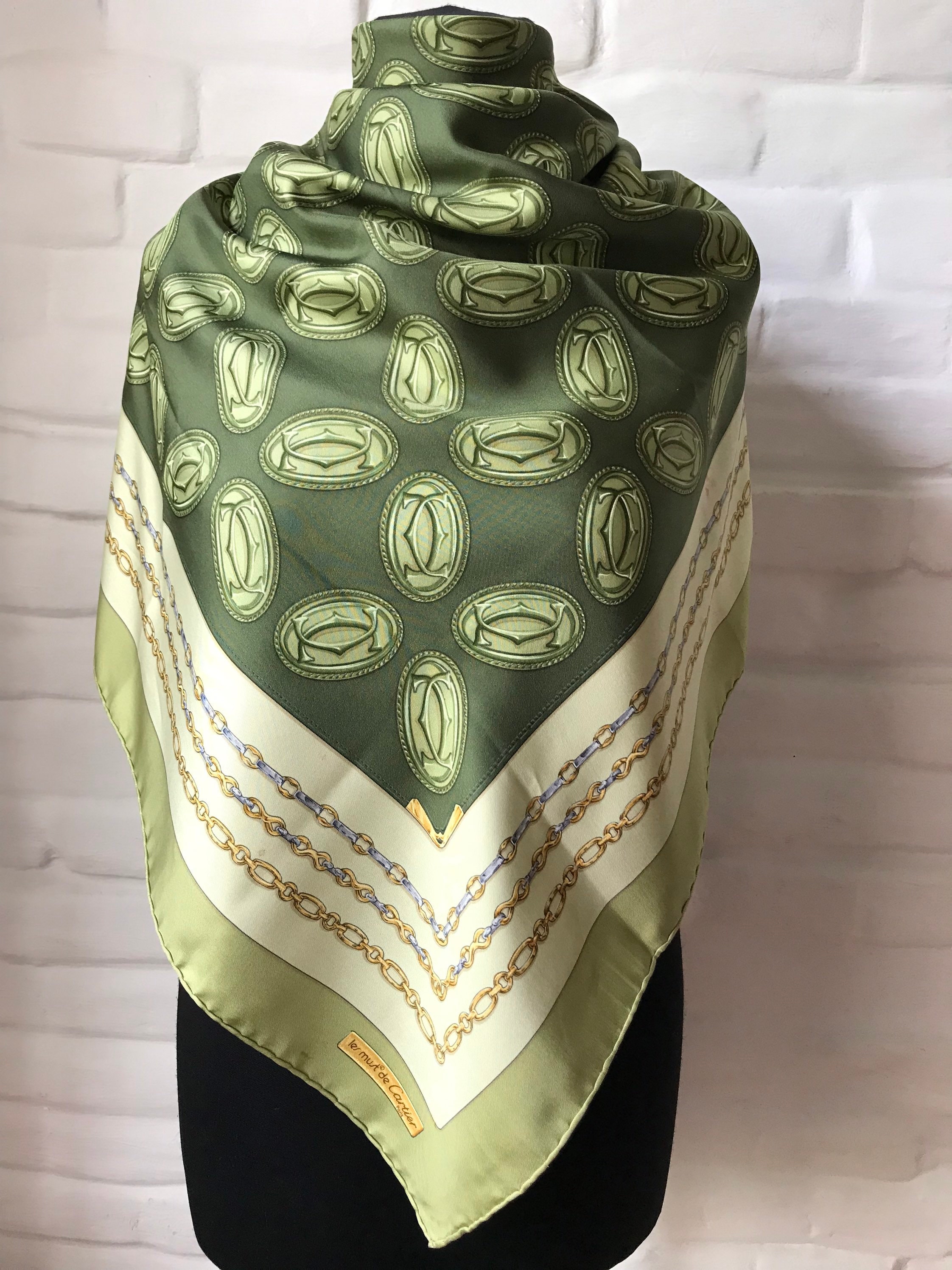 Vintage Cartier Scarf - Etsy