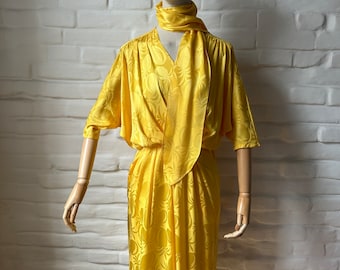 robe vintage en soie Louis Feraud
