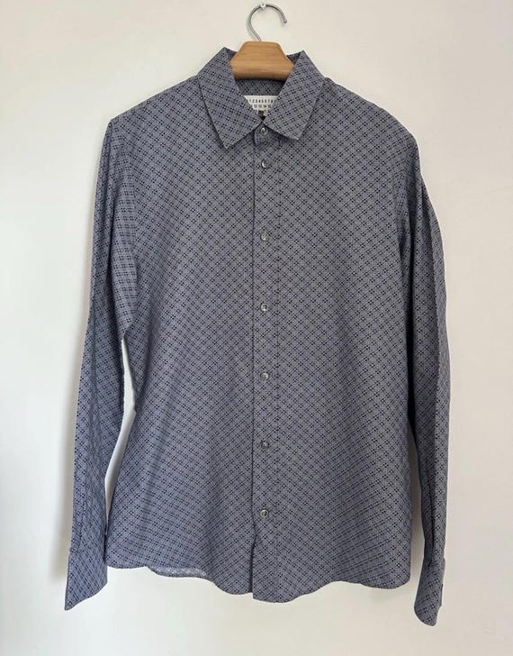 Maison Margiela, Vintage Maison Margiela Men’s Shirt Slim Gray Size 50!