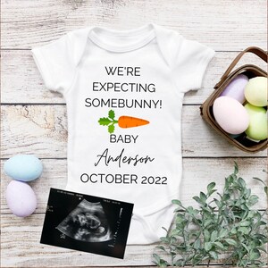 Easter Pregnancy Announcement Expecting Somebunny