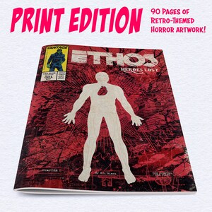 ETHOS: Heroes Lost Issue #1 - PRINT Comic Main Edition | Horror Comic Science Fiction Fantasy Retro Styled Comic Book