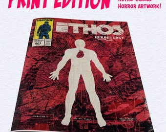 ETHOS: Heroes Lost #1 - Edición impresa de cómic de terror retro