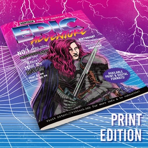 Epic Adventure Zine #1 (Print) - Fantasy Comic Book, Cartoons, Prose, Horror, Mystery