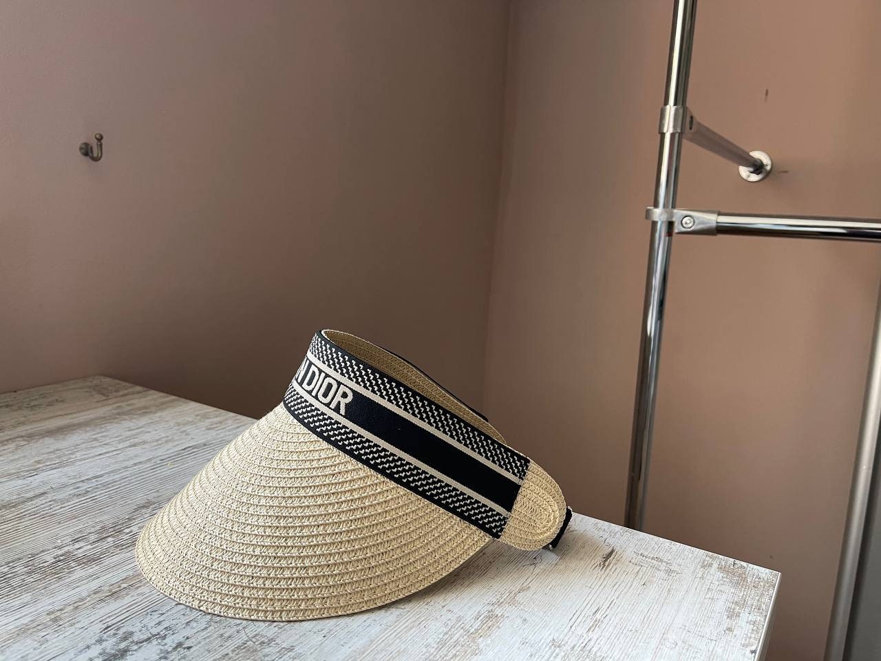 Christian dior Woven Hat Cap visor Etsy