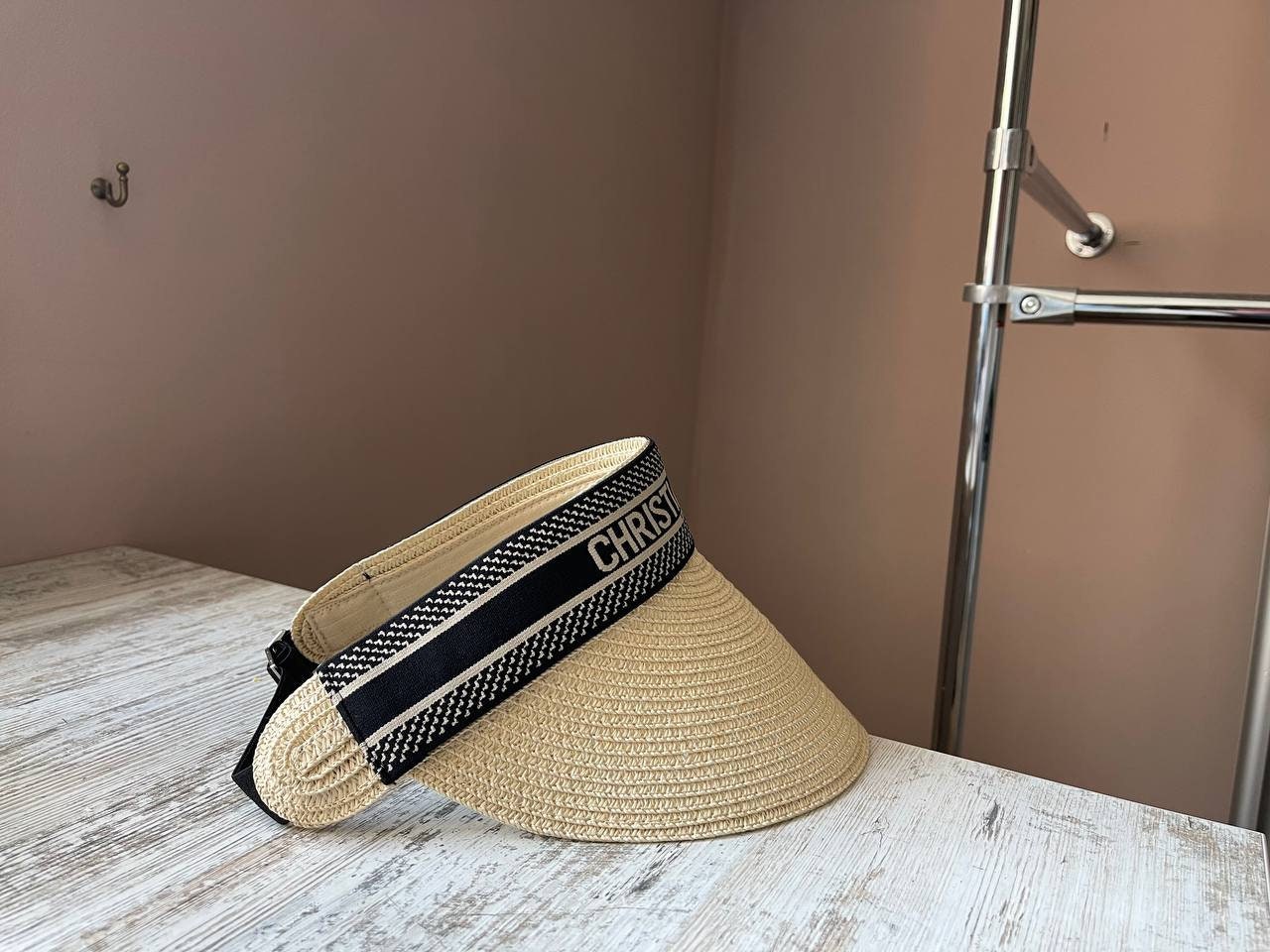 Christian dior Woven Hat Cap visor Etsy