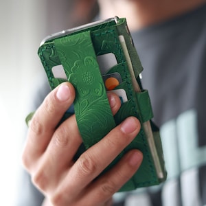 Custodia Flip fatta a mano per Google Pixel 9a, 8a, 7 Pro, 6 Fold, supporto per la mano all'interno, pelle personalizzata, custodia protettiva per Pixel 9 Pro Fold