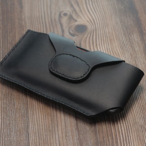 Étui pour téléphone horizontal en cuir pour iPhone 16e 15 Pro Max 15 Plus 14Pro Max avec clip ceinture, étui pour téléphone portable Pro Max 13 12 11 - Noir