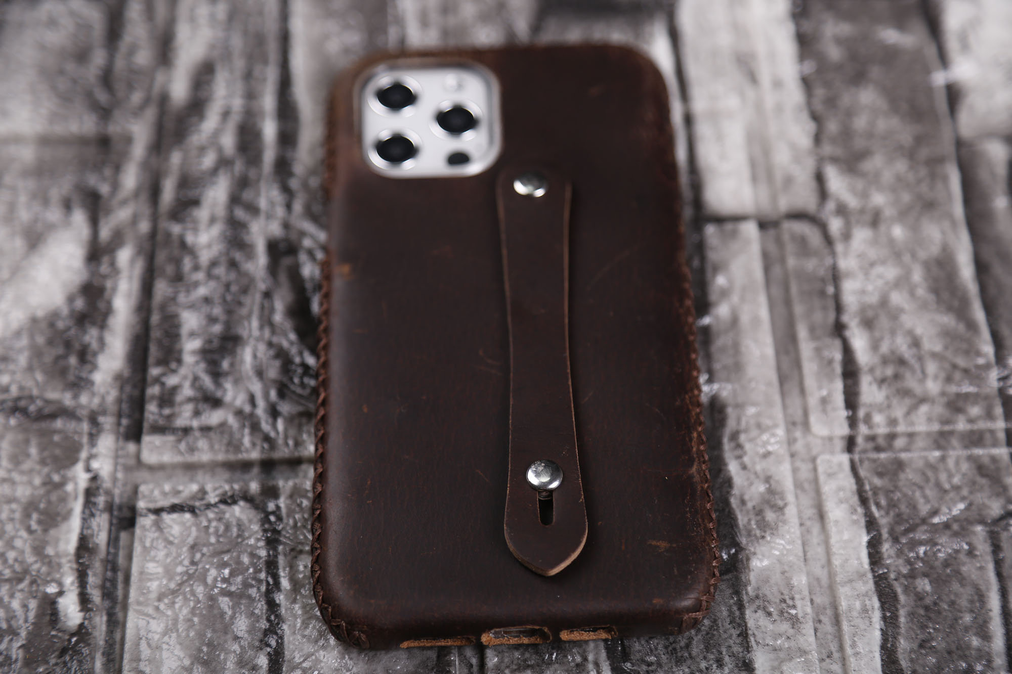 Leather Case Moto Edge 60 Stylus Moto G 2025 Edge 50 Neo G Stylus 5G 2024 Moto Edge Moto G Power Personalize Case Full Grain Leather Brown