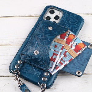 Funda protectora fina de piel para iPhone 16e 15 Pro Max/15 Plus/15 Pro/14 Pro Max/14 Plus/13 mini/SE/12 Pro Max Funda tipo cartera Correa cruzada