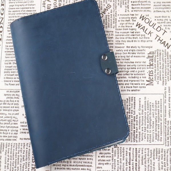 Hand stitched Leather Kindle Oasis 10th Gen case,Paperwhite 11th Gen cover case Crossbody strap Full Grain Leather Ereader cover Dark Blue