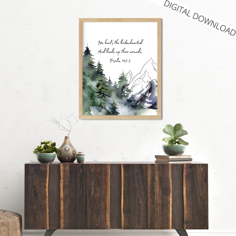 Psalm 1473 he Heals the Brokenhearted and Binds up Their Wounds. Bible