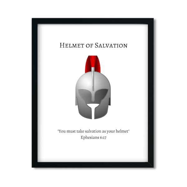 Helmet of Salvation Printable - Etsy