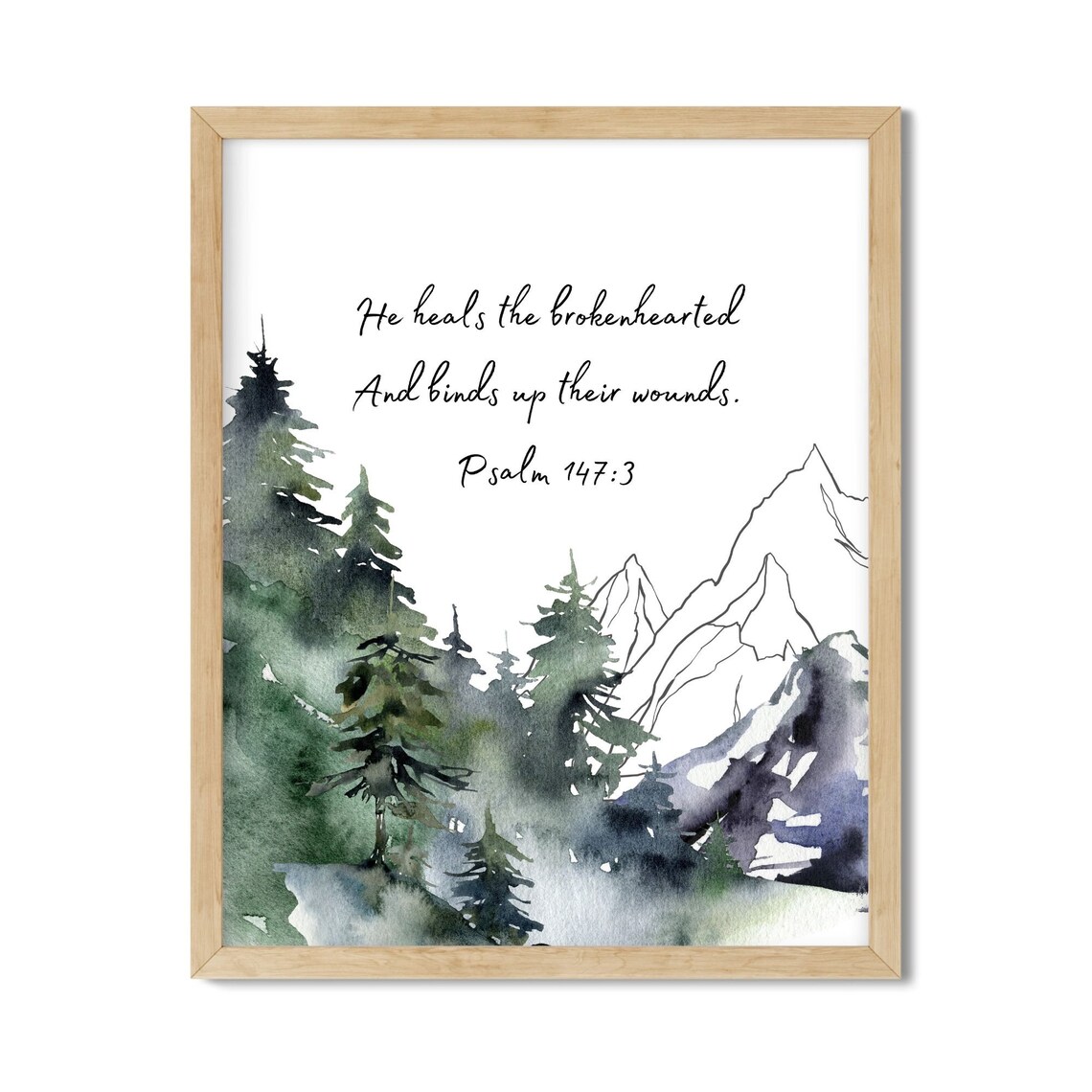 Psalm 1473 he Heals the Brokenhearted and Binds up Their Wounds. Bible