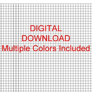 0.20 Inch Printable Graph Paper - Includes Multiple Grid Color Options
