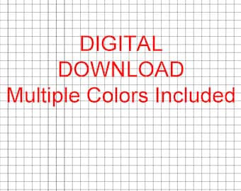 3/8 0.375 Inch Printable Graph Paper Includes Multiple Grid Color ...