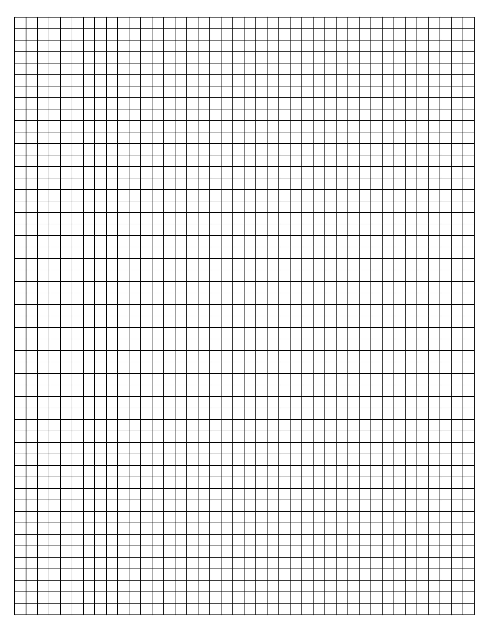 0.20 Inch Printable Graph Paper Includes Multiple Grid Color Options Etsy