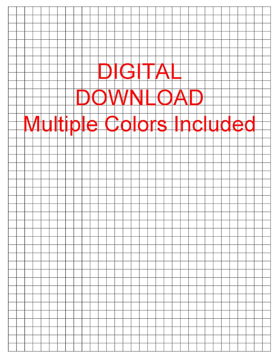 14 025 inch printable graph paper includes multiple grid etsy