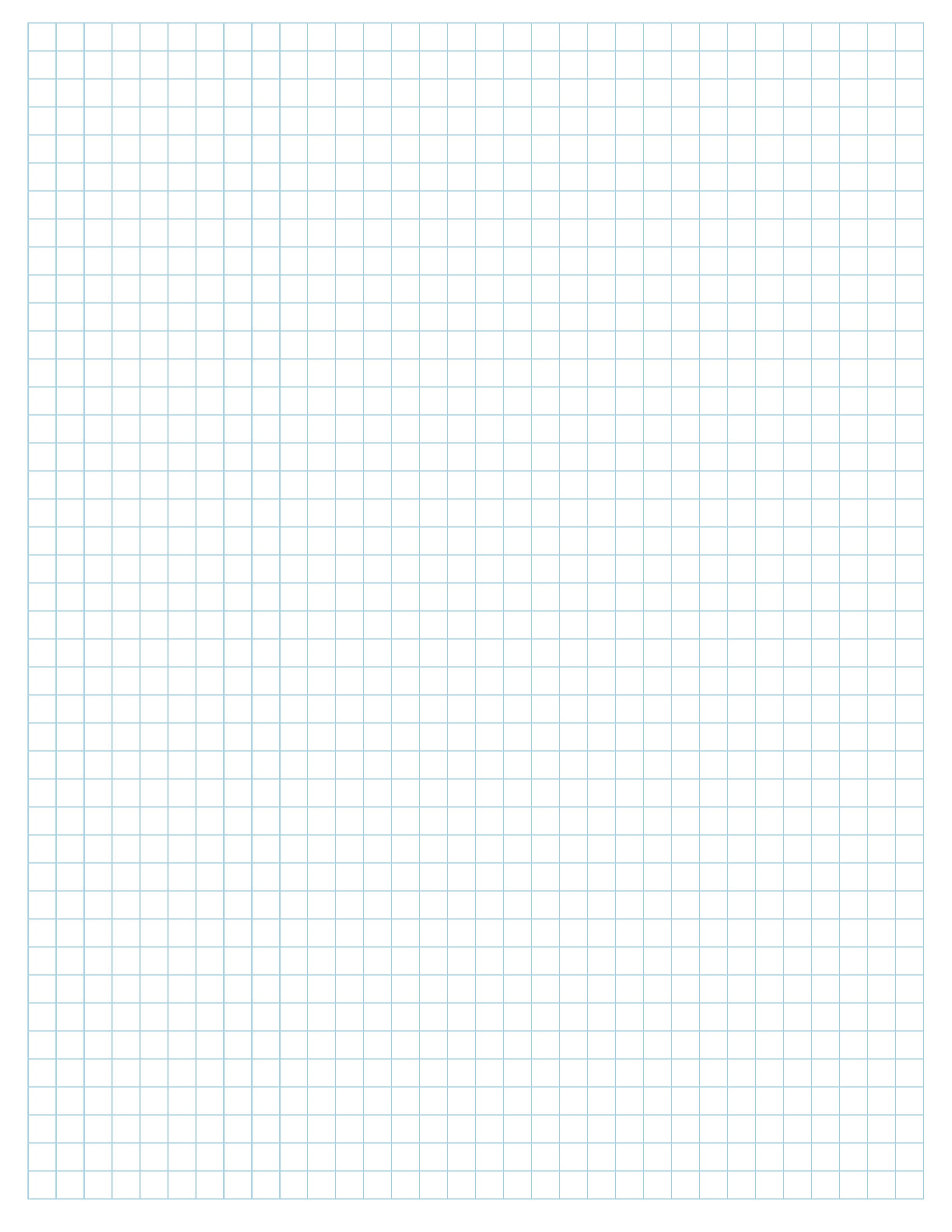 1/4 0.25 Inch Printable Graph Paper Includes Multiple Grid Etsy