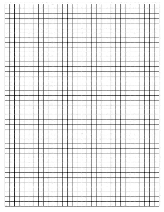 1/4 0.25 Inch Printable Graph Paper Includes Multiple Grid Color Options -   Finland