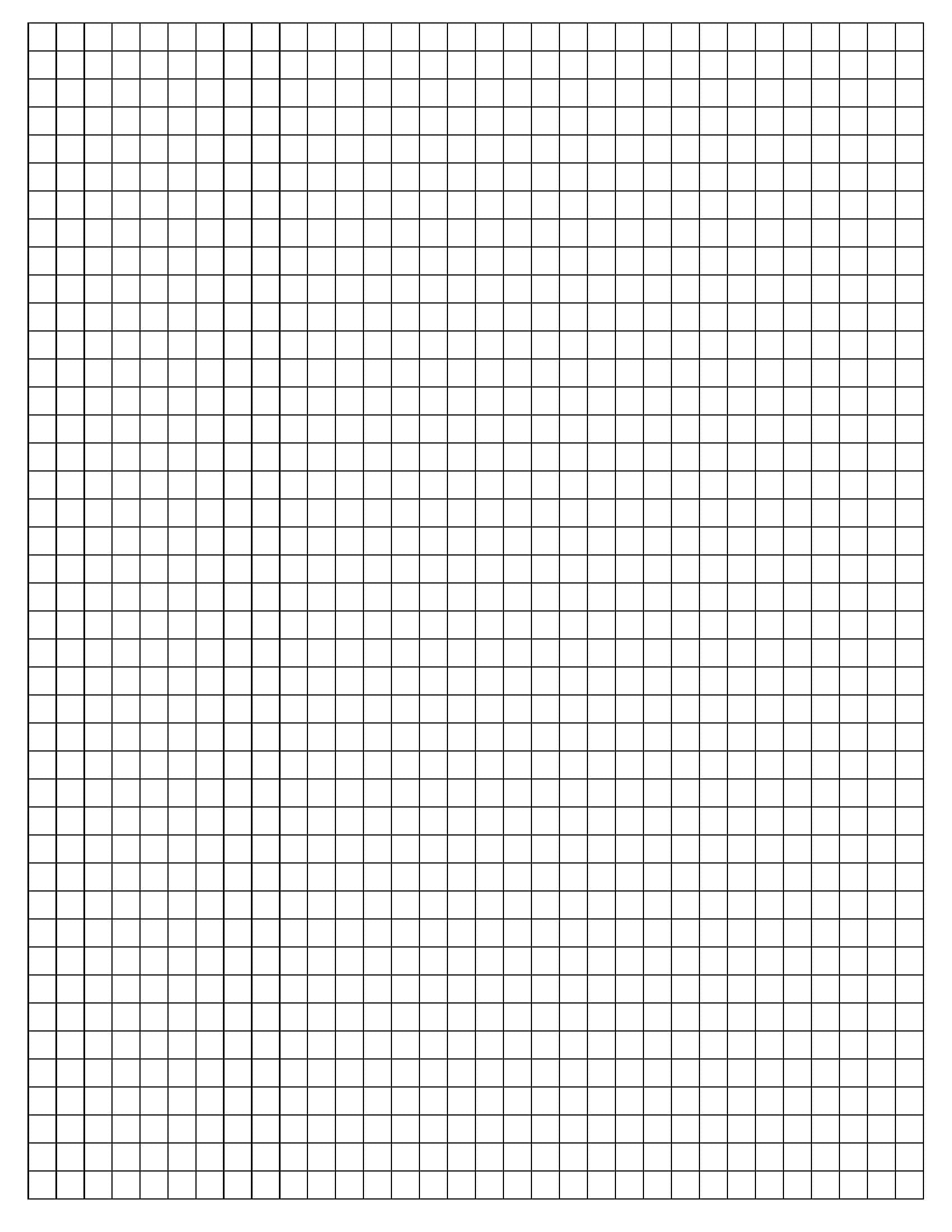 full page grid paper