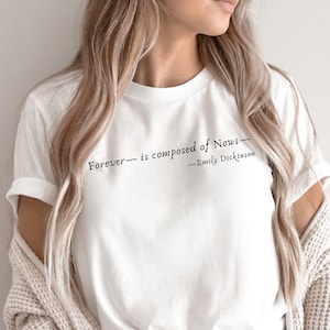 Emily Dickinson Poem Tv Show Unisex T-Shirt Literary Gift For Reader For Girlfriend LGBTQ Feminist Poetry Literature Gift For Writer Gift