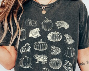 Camisa de sapo Goblincore Roupas Fairycore Roupas Cottagecore Camisa Dark Cottagecore Goblincore Camisa Grunge Fairycore Milf Camisa Sapo Presentes