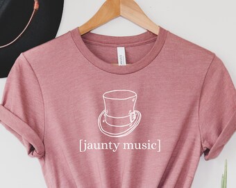 Anne Lister Gentleman Jack Jaunty Music T-Shirt | LGBTQ Reader Writer Literary Feminist Gift For Her Birthday Mother's Day Shirt Ann Walker
