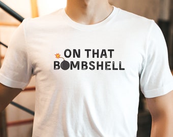 Jeremy Clarkson Bombshell Unisex T-Shirt | Motoring Cars Driving Tour Gift For Him Boyfriend Gift Gear Gift For Husband Petrol Father's Day