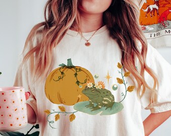 Camisa de sapo Goblincore Roupas Fairycore Roupas Cottagecore Camisa Dark Cottagecore Goblincore Camisa Grunge Fairycore Milf Camisa Sapo Presentes