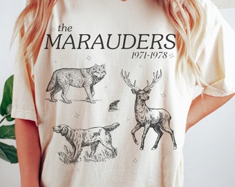 Marauders Shirt Light Academia Dark Academia Wizard Bookstagram Booktok Bookish Wolfstar Aesthetic Clothes Reading Shirt Book Merch Lupin