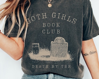 Goth Girls Book Club Shirt Book Lover Gift Light Academia Shirt Poet Shirt bookish sweatshirt dark academia shirt book merch bookish shirt