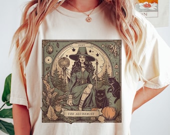 Comfort Colors® Tarot Card Shirt Tarot Shirt Witchy Shirt Halloween Clothes Whismigoth Halloween Shirt Witch Shirt Halloween ts Witchy Sweat