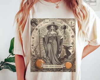 Comfort Colors® Tarot Card Shirt Tarot Shirt Witchy Shirt Halloween Clothes Whismigoth Halloween Shirt Witch Shirt Halloween ts Witchy Sweat