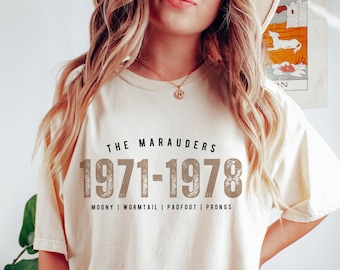 Marauders Shirt Light Academia Dark Academia Wizard Bookstagram Booktok Bookish Wolfstar Aesthetic Clothes Reading Shirt Book Merch Lupin