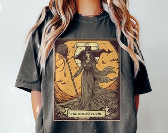 Comfort Colors® Tarot Card Shirt Tarot Shirt Witchy Shirt Halloween Clothes Whismigoth Halloween Shirt Witch Shirt Halloween ts Witchy Sweat