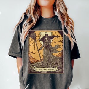Comfort Colors® Tarot Karten Shirt Tarot Shirt Witchy Shirt Halloween Kleidung Whismigoth Halloween Shirt Hexe Shirt Halloween ts Witchy Sweat