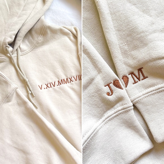 Etsy embroidered hoodie sale