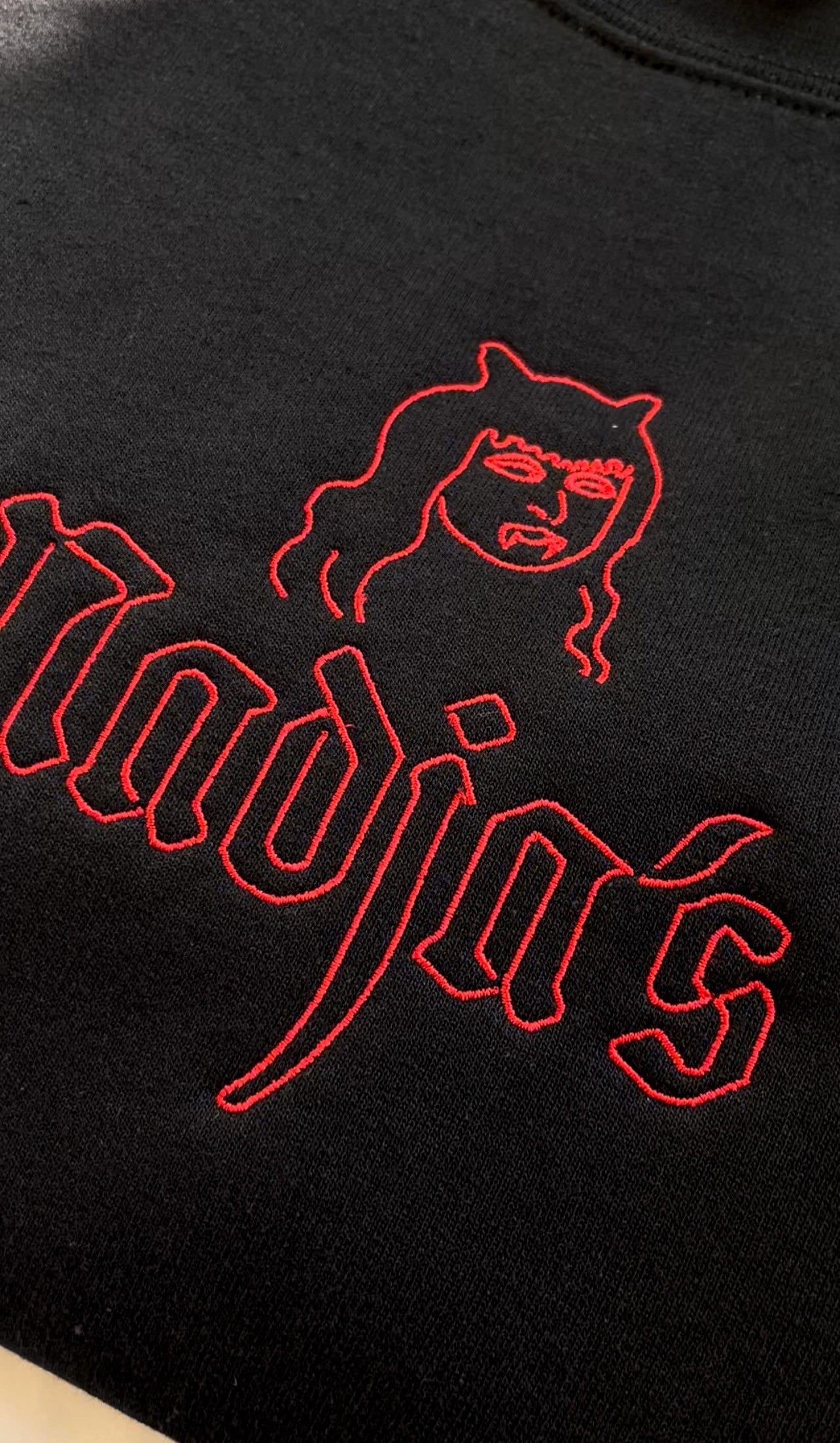Nadjas Nightclub Embroidered Sweatshirt What We Do in the - Etsy