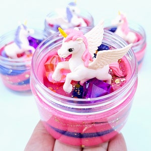 Unicorn Party Favors, Playdough Kit, Unicorn Playdough Jars, Unicorn Birthday, Party Favors for Kids, Sensory Kit, Sensory Bin, Playdough