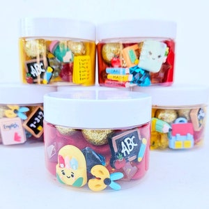 Back To School Gift for Students, Playdough Jars, Back to School Playdough Kit, Kids Back To School Gift, Welcome Back Student Gifts,Playdoh